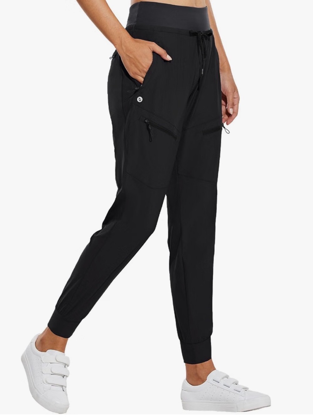 baleaf Women's Lightweight Hiking Pants with 5 zippered pockets (Medium)